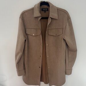 Faux Suede Jacket
